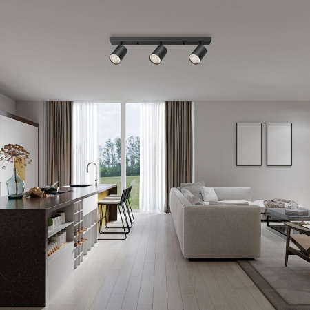 Spot aplicat, auriu/negru, 3x35W GU10, BH04-00836 [1]