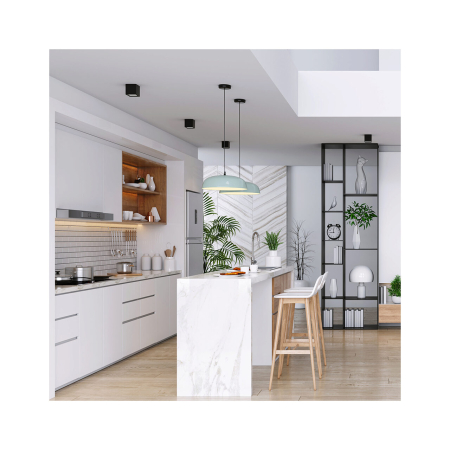 Spot aplicat, negru/auriu, 1x35W GU10, BH04-30111 [1]