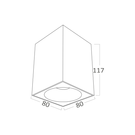 Spot aplicat, negru/auriu, 1x35W GU10, BH04-30111 [2]