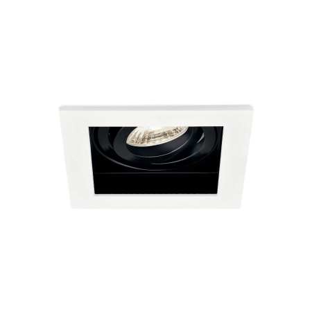 Spoturi incastrate - Spot incastrat, alb/negru, 1x35W GU10, BH03-05020