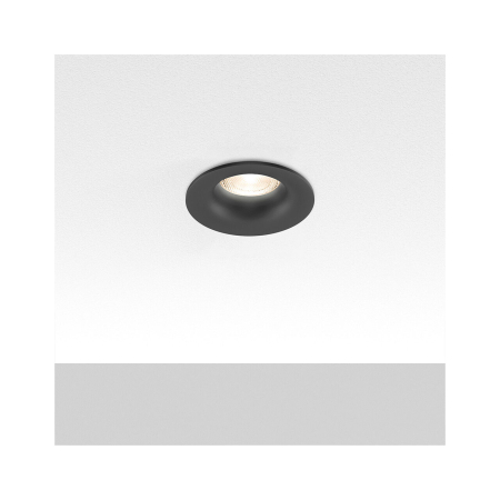 Spot incastrat, negru, 1x35W GU10, BH03-04051 [2]