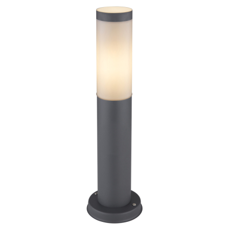 Iluminat exterior - Stalp de exterior Boston, oțel inoxidabil antracit, IP44, 1xE27