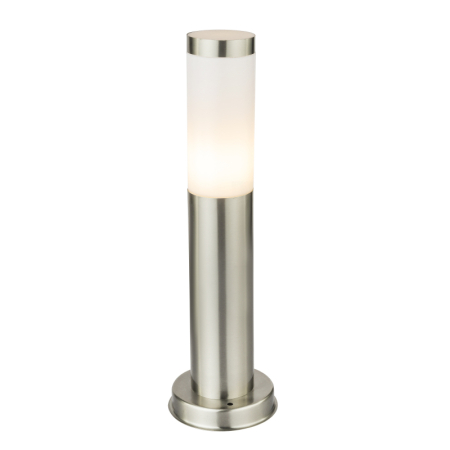Iluminat exterior - Stalp de exterior Boston, oțel inoxidabil, IP44, 1xE27