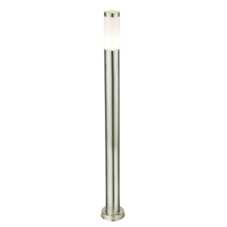 Iluminat exterior - Stalp de exterior Boston, oțel inoxidabil, IP44, 1xE27