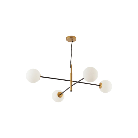 Suspensie, alb mat/auriu/negru, 6x10W G9, BV01-00111 [2]