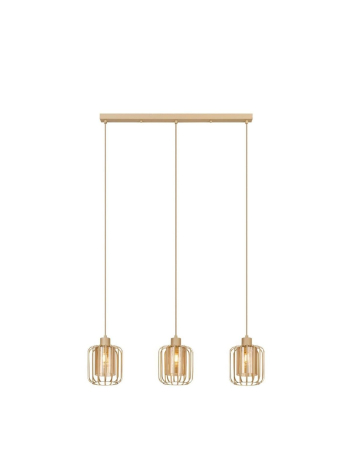 Iluminat interior - Suspensie Gridora SP3, ambra/bej, 3xE27, KL113050