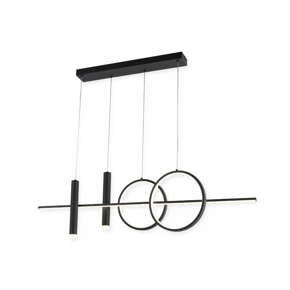 Lustre LED - Suspensie LED Altheia SP4, negru, 50W 4000K, KL142089