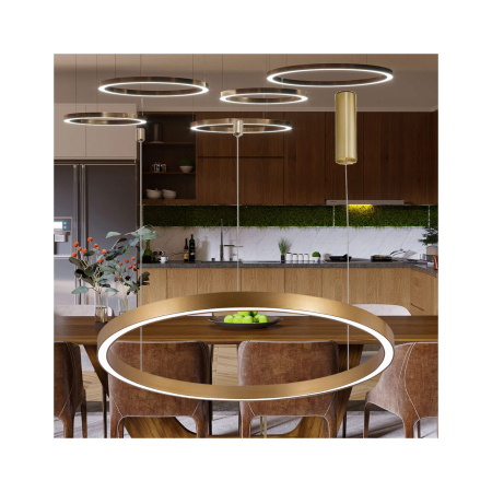 Suspensie LED Aur Lina, aurie, 35W BH16-09186 [1]