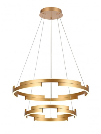 Suspensie LED Castle, auriu mat, 60W 01-3178