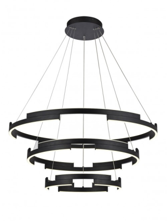 Candelabre - Suspensie LED Castle, negru mat, 80W 01-3182