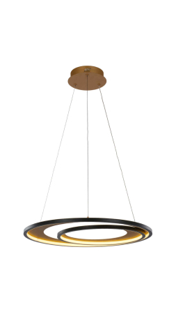 Lustre LED - Suspensie LED Cryptic SP2, 45W negru/auriu,  142024