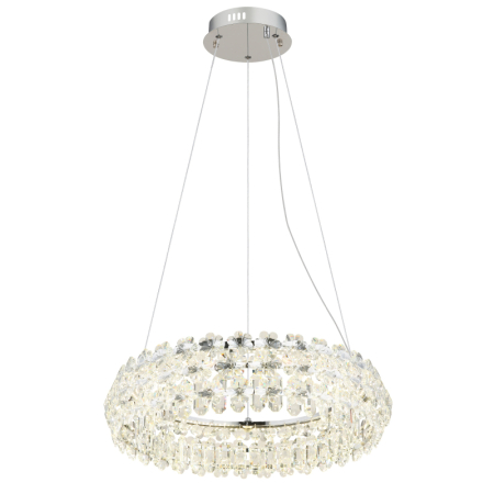 Iluminat interior - Suspensie LED Diann, metal cromat, 50W 4000K