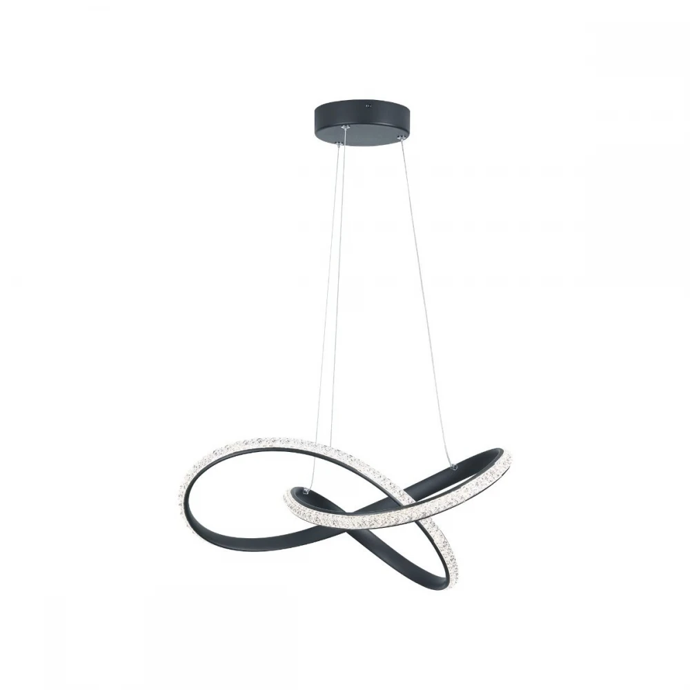 Candelabre - Suspensie LED Glazed B SP1, negru mat, 40W 4000K, KL142093