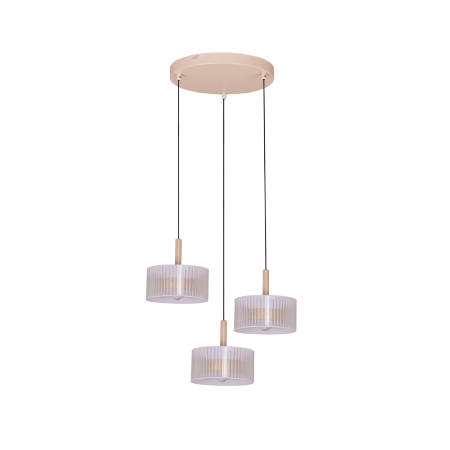 Iluminat interior - Suspensie LED Hoop SP3, bej/transparent, 24W 4000K, KL142112