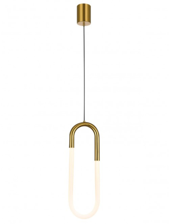 Suspensie LED Latium, auriu mat, 9W 01-3183