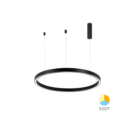 Lustre LED - Suspensie LED Lina, neagra, 35W BH16-09181