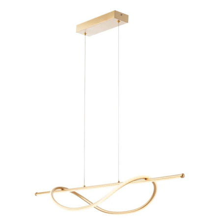 Lustre LED - Suspensie LED Trivet, auriu mat, 35W CCT 3000K/4000K/6000K, 01-4345