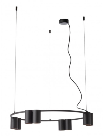 Lustre - Suspensie Modi, negru mat, 8x10W GU10, 01-3522