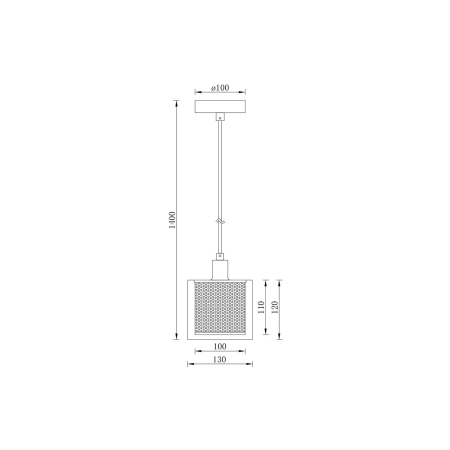 Suspensie/Pendul, cooper, 1x23W E14, BV01-00080 [2]