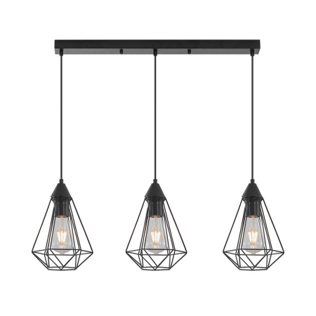 Penduluri - Suspensie/Pendul, metal negru, 3x23W E27, BV03-00032