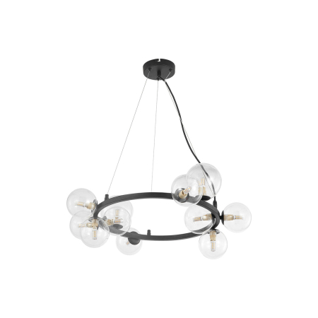 Suspensie/Pendul, negru mat/sticla, 11x10W G9, BV01-00122 [2]