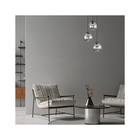 Suspensie/Pendul, smoky, 3x23W E27, BV01-00051 [1]