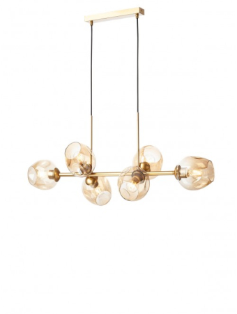 Suspensie Pierce, auriu mat, 6x42W E27, 01-2619