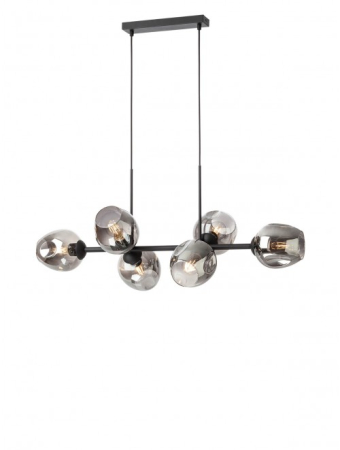 Lustre - Suspensie Pierce, negru mat, 6x42W E27, 01-2620
