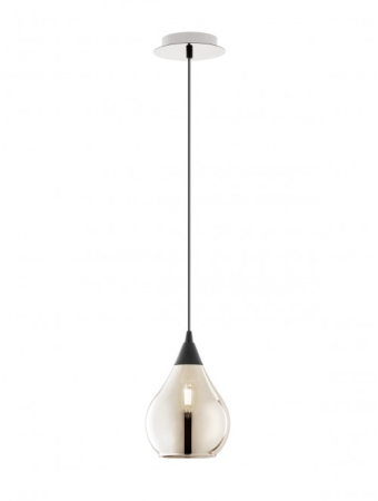 Iluminat interior - Suspensie Tanner, chrome/smoky, 1x28W E14, 01-3190