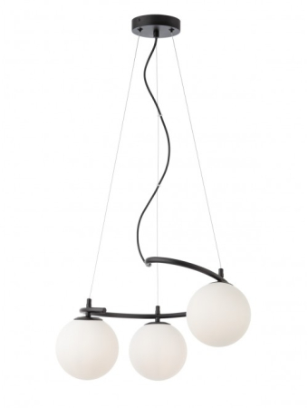 Iluminat interior - Suspensie Volley, negru mat, 3x28W E14, 01-2716