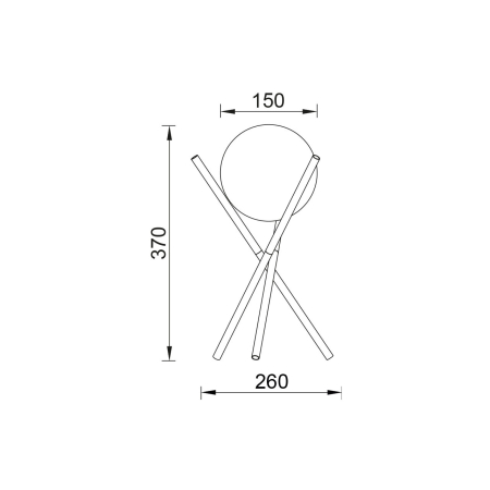 Veioza, alba mat, 1x10W G9, BV01-00119 [3]