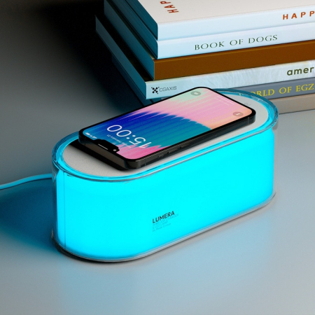 Veioza LED Lumera, RGB + incarcare wirless, 01-3532 [1]