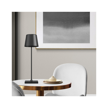 Veioza LED, negru mat, reincarcabila, 3W BK06-00081 [1]