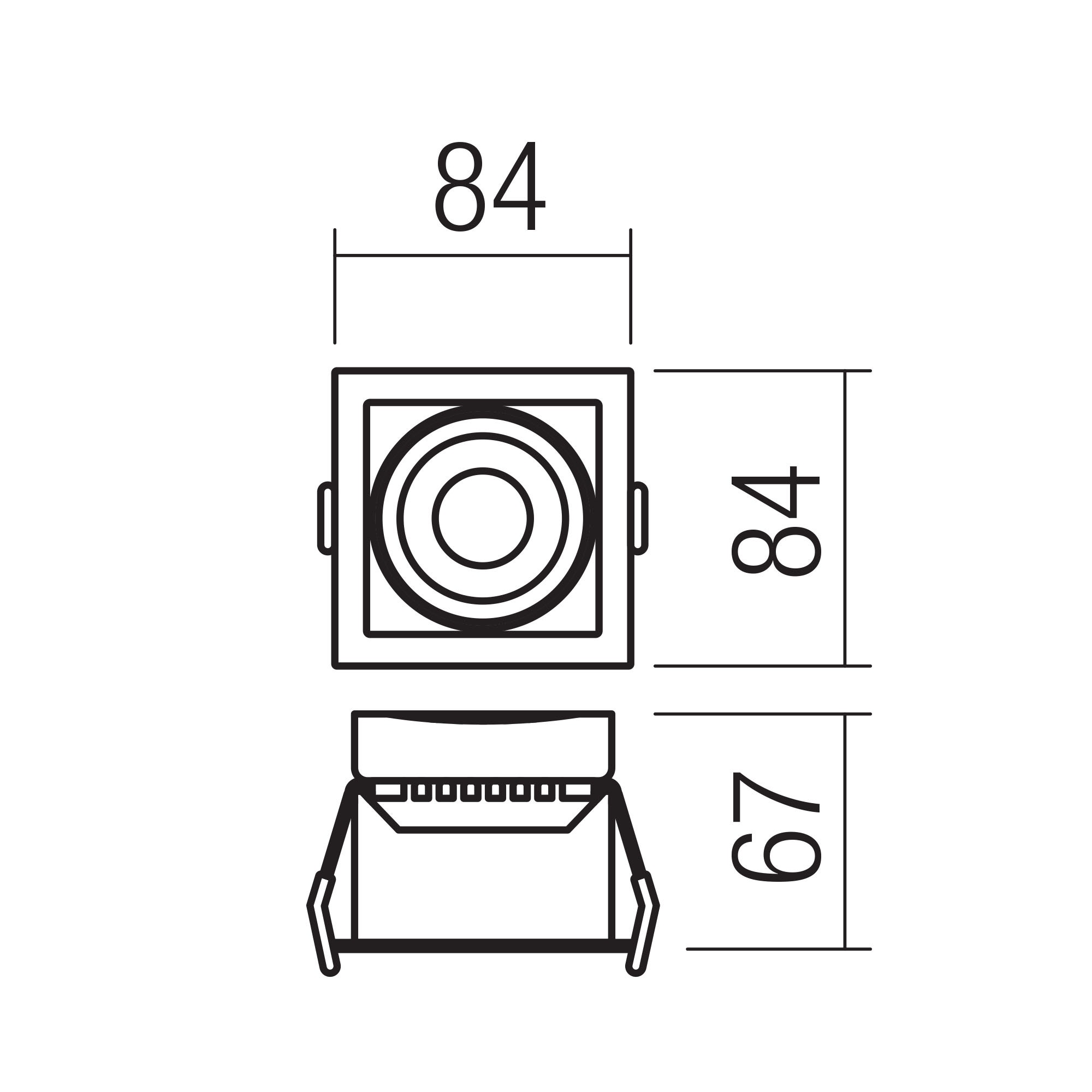 Spot incastrat MT 148 LED, 4000K, 70414 [4]
