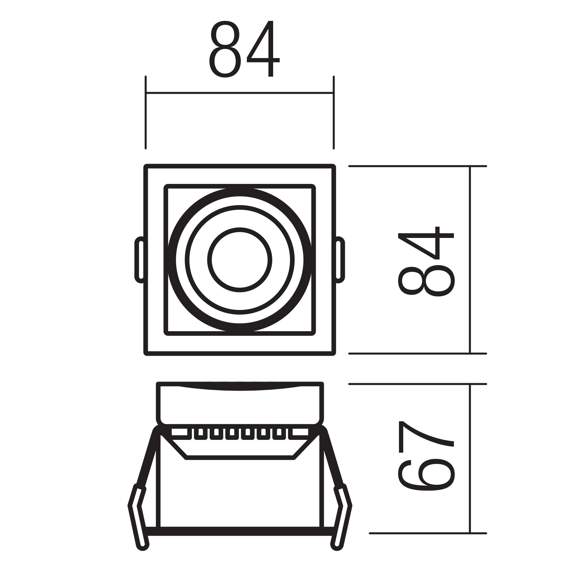 Spot incastrat MT 148 LED, 3000K, 70415 [4]
