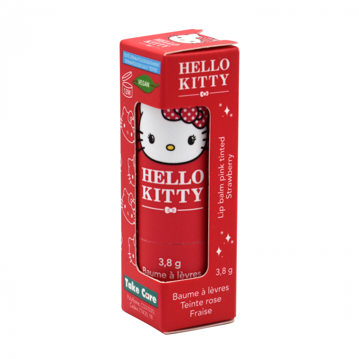 Balsam de buze Hello Kitty – Roz delicat, aromă căpșuni, 3.8g [1]