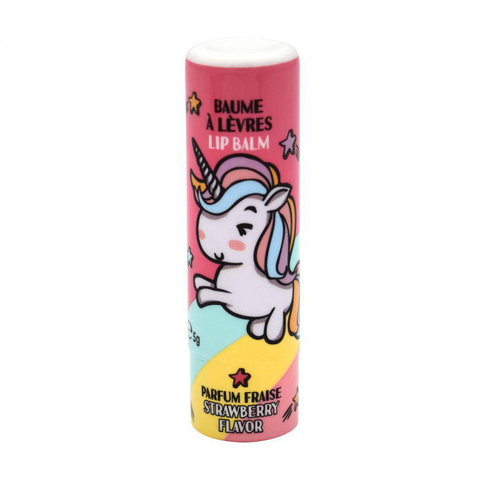Balsam buze Unicorn – aromă căpșuni [1]