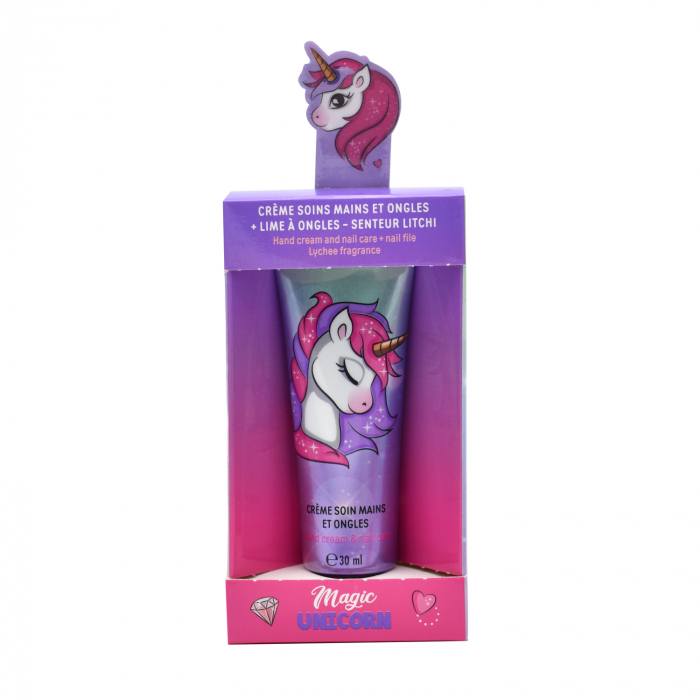 Cremă Mâini Copii Magic Unicorn – 30ml, Vegan, cu Pilă Unghi [1]