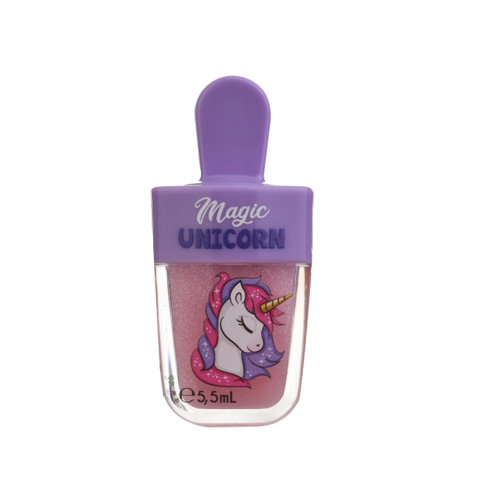 Luciu Buze Magic Unicorn – Căpșuni, Vegan, Copii, 5.5ml [1]