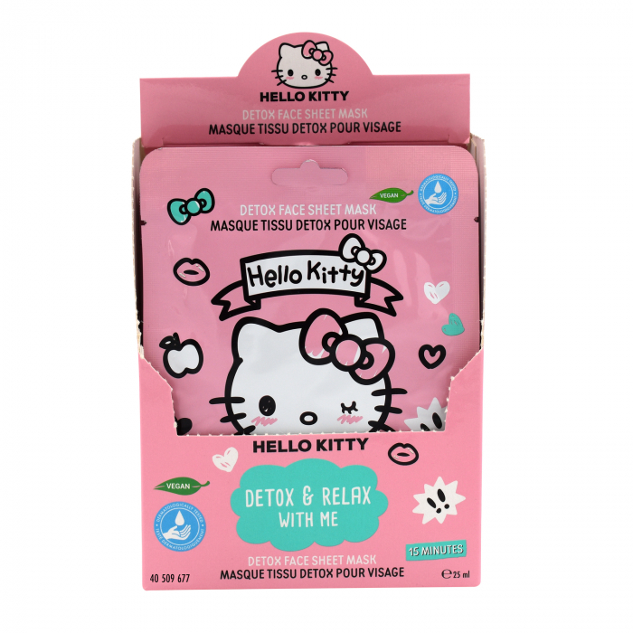 Mască Facială Detox Hello Kitty – Ceai Verde & Grapefruit, 25ml [1]