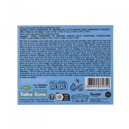 Paletă Farduri de Pleoape Cinnamoroll – 4 nuanțe pastel vegane [3]