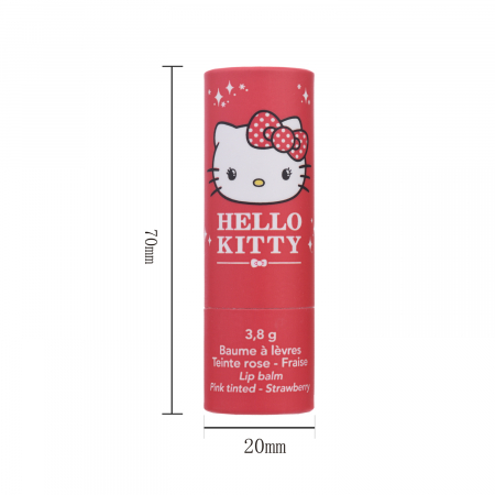 Balsam de buze Hello Kitty – Roz delicat, aromă căpșuni, 3.8g [2]