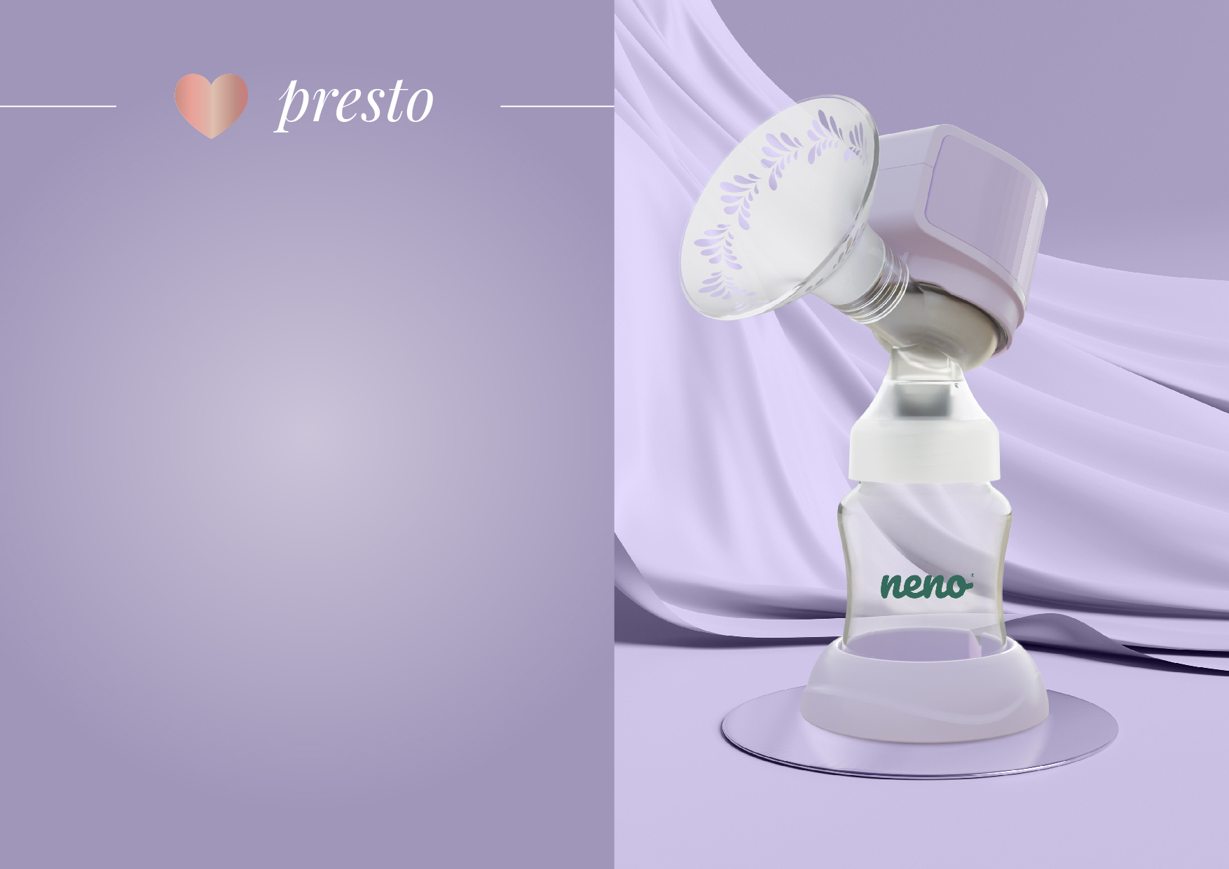 Neno Presto - pompă de sân trifazată