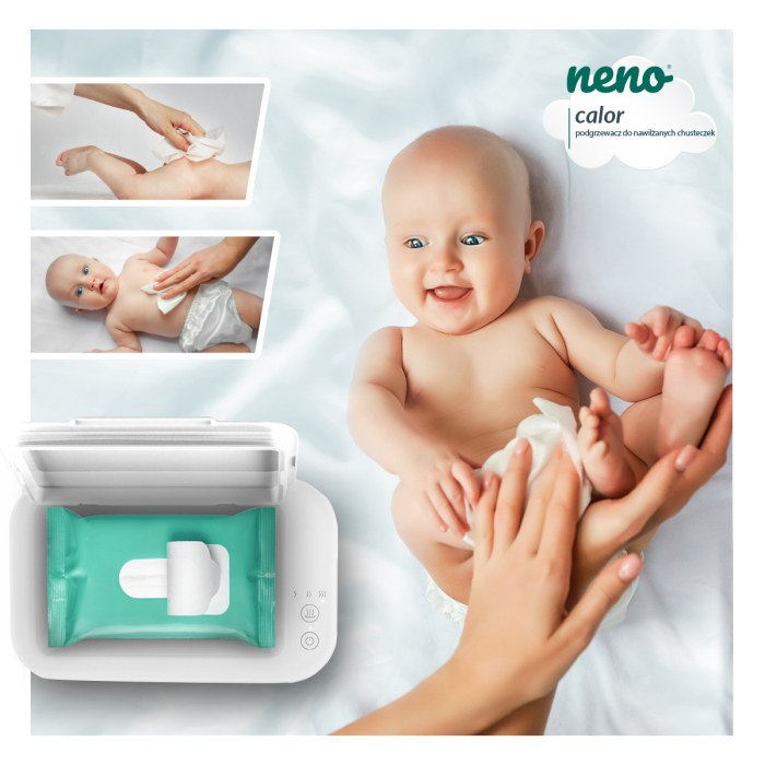 Încălzitor șervețele umede bebeluși Neno Calor – aparat încălzire wipes copii [2]
