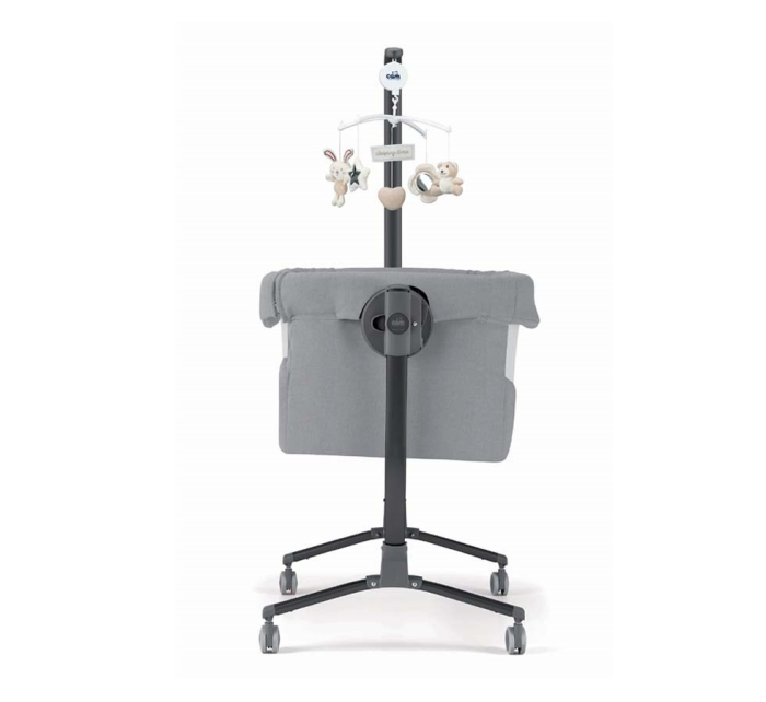 Pătuț Co-Sleeping Cullami – Pătuț Bebe Atașabil, Reglabil pe Înălțime, Cu Laterale Detașabile-gri [6]