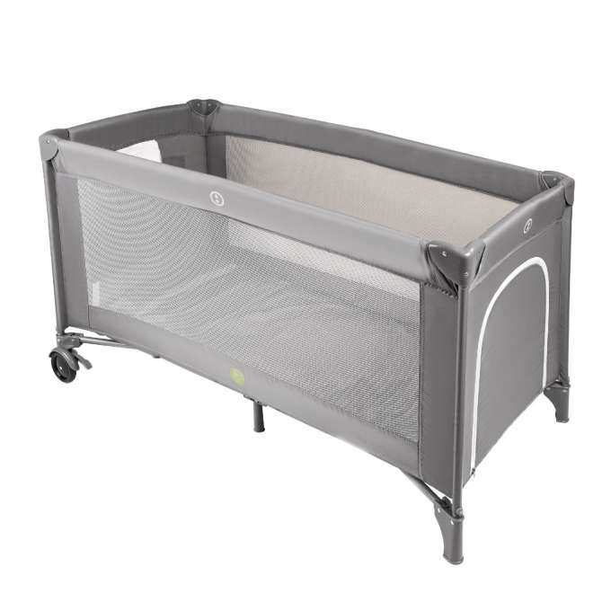 Pătuț de călătorie pliabil cu saltea maxim 15 kg, gri [5]