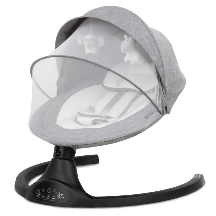 Balansoar electric 2 în 1 LUXI Dark Melange/Negru [2]