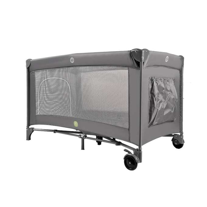 Pătuț de călătorie pliabil cu saltea maxim 15 kg, gri [7]