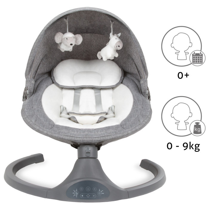 Balansoar electric 2 în 1 LUXI Dark Melange [7]