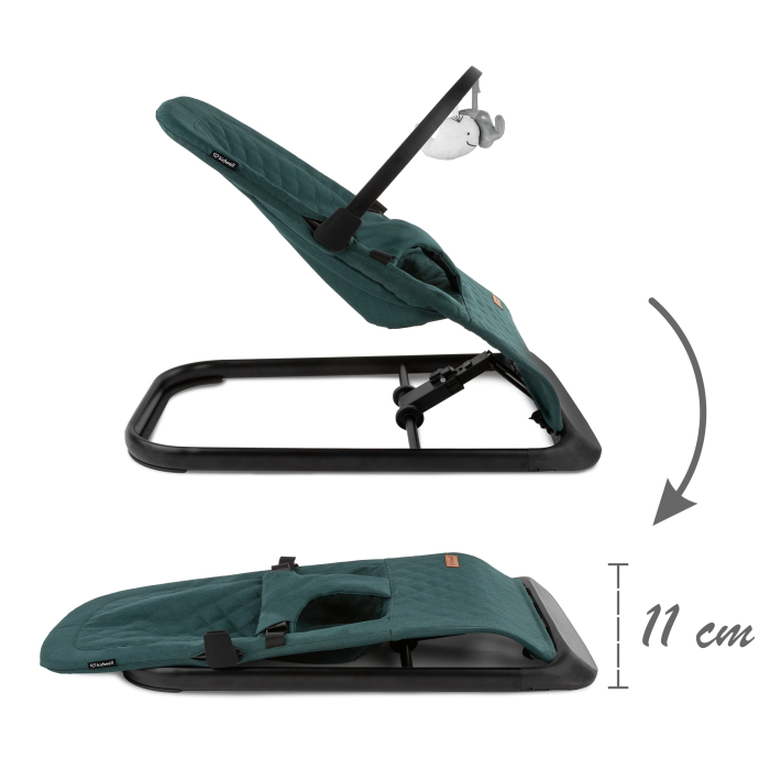 Scaun balansoar Laro Verde/Negru [9]